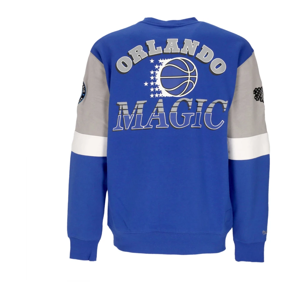 Mitchell & Ness Orlando Magic Crewneck Sweatshirt NBA Blue Heren