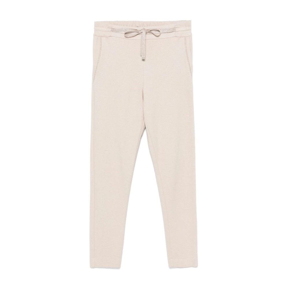 D.Exterior Beige Chevron Patroon Broek Beige Dames