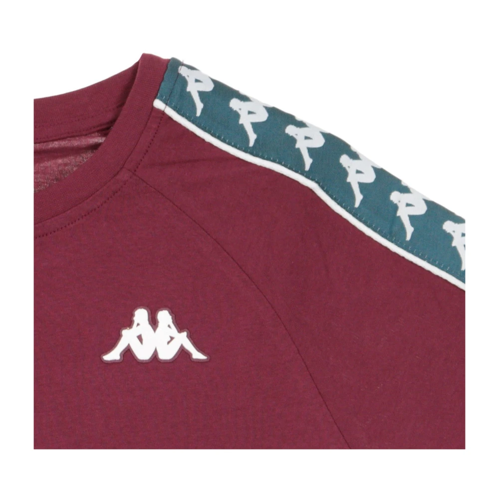 Kappa Slim Fit Banda Coen T-Shirt Red Heren