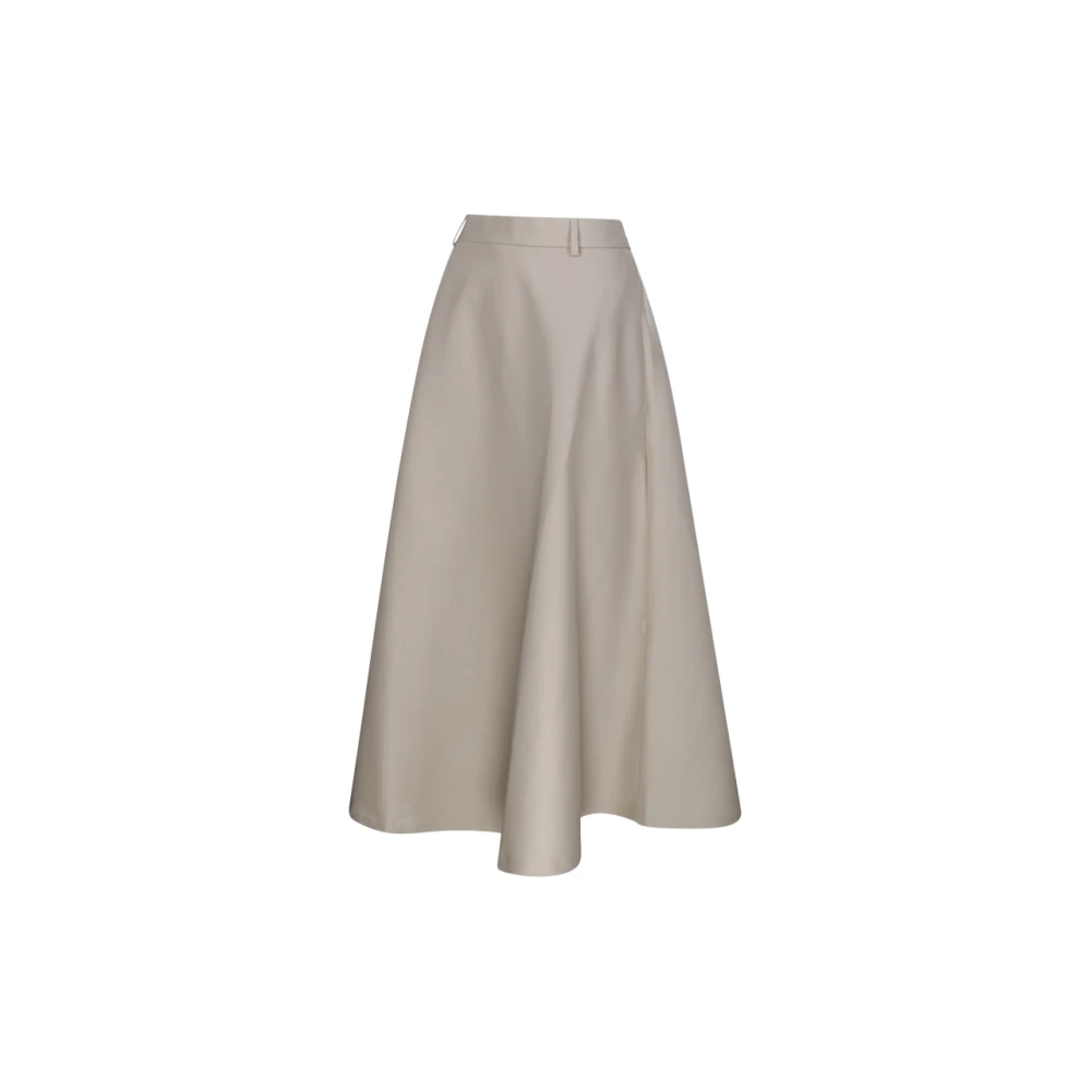 Róhe Zand Volumineuze Rok Beige Dames
