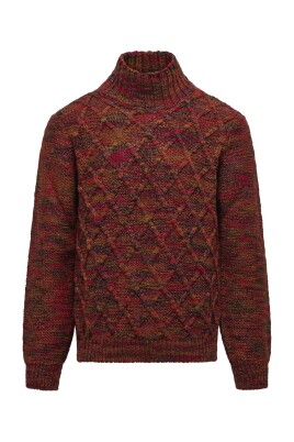 multicoloured-yarn-turtleneck-with-plait-pattern