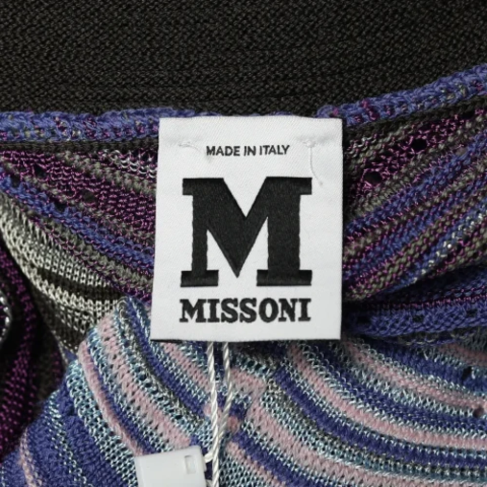 Missoni Pre-owned Knit dresses Blue Dames
