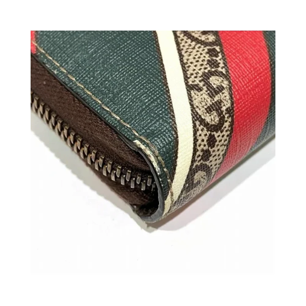 Gucci Vintage Pre-owned Cotton wallets Multicolor Dames