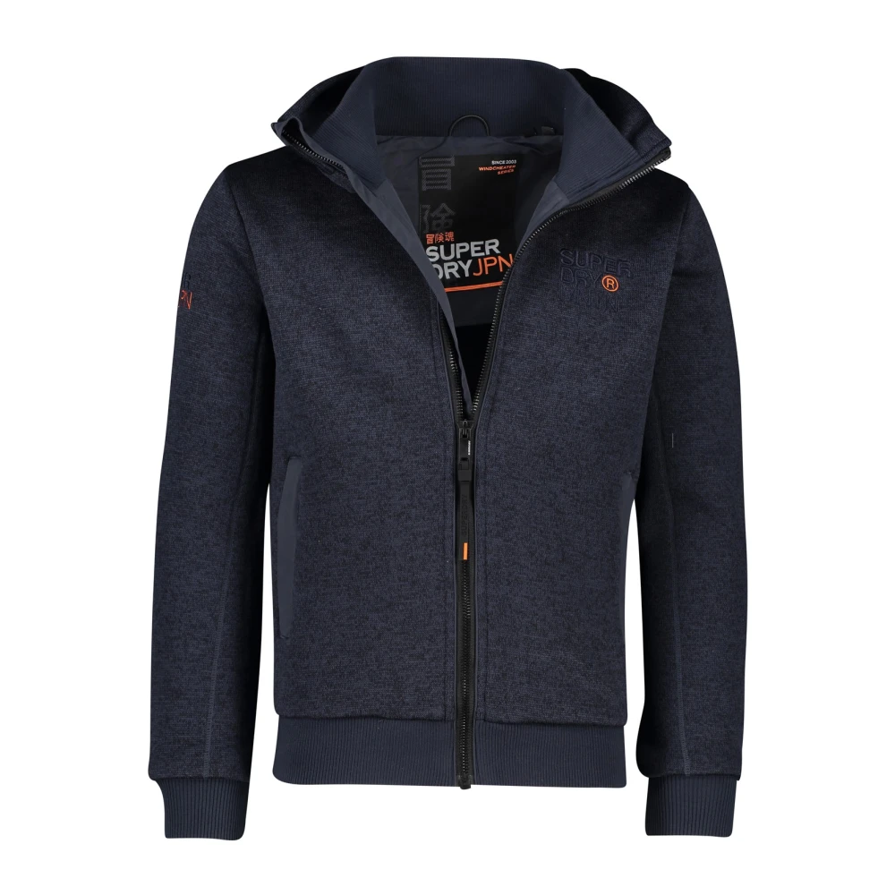 Superdry Donkerblauwe Vest Blue Heren