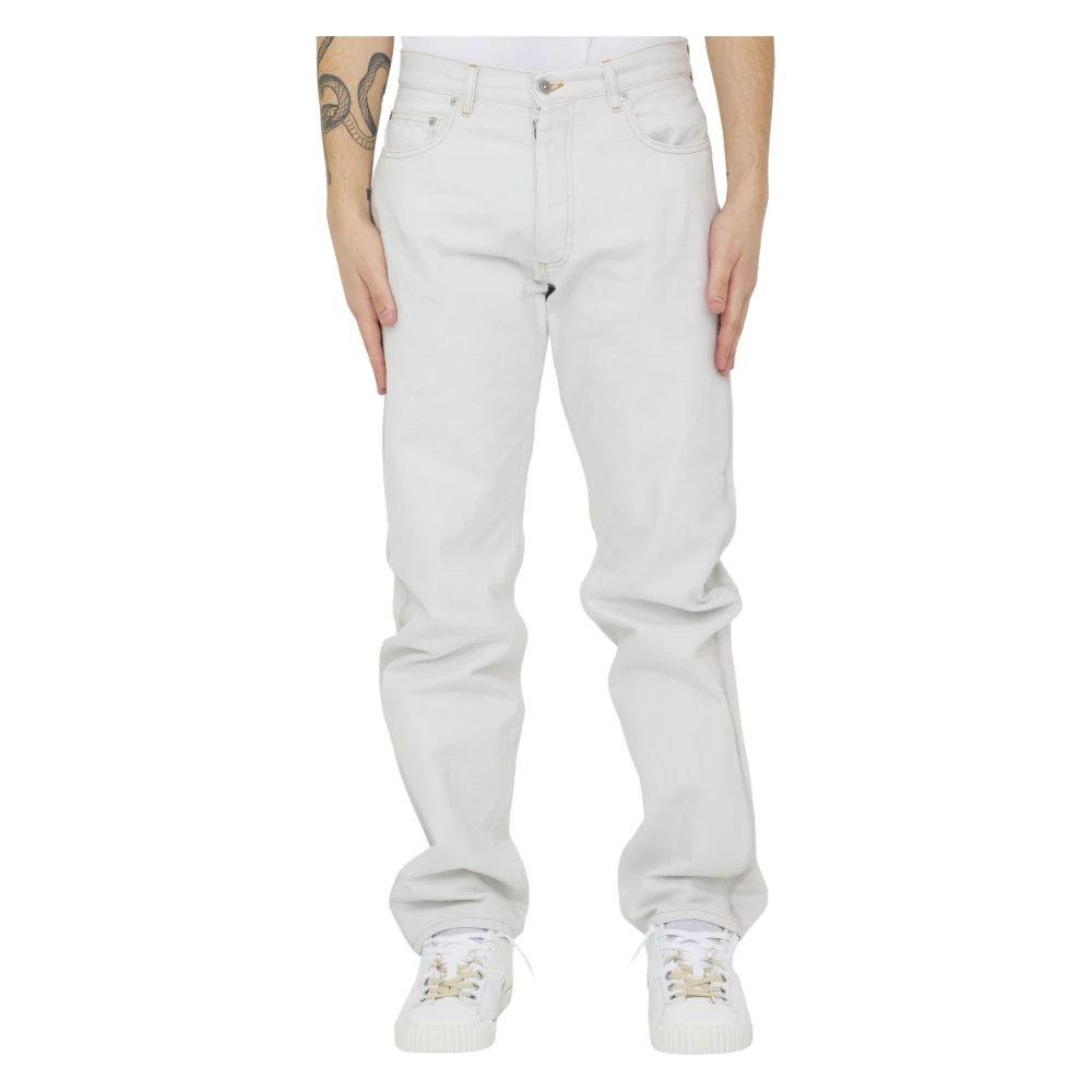 Maison Margiela Witte Loose-fit Jeans voor Heren White Heren
