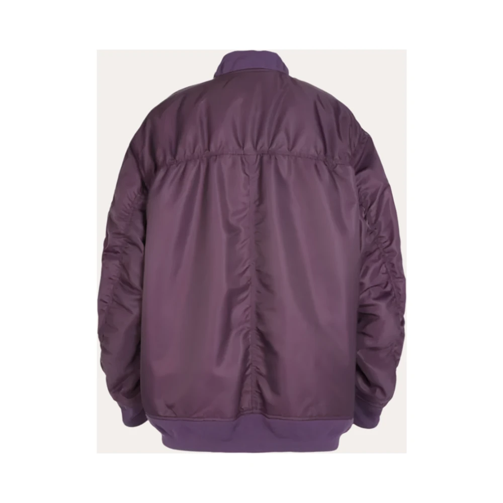 bazar deluxe Oversized Fit Bomberjack Tweewegrits Purple Dames
