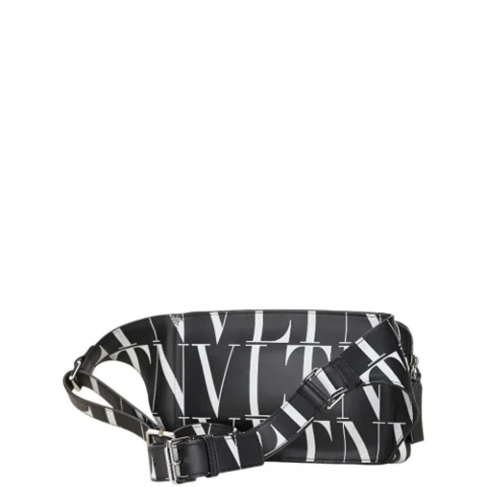 Valentino Vintage Pre-owned Leather crossbody-bags Black Dames