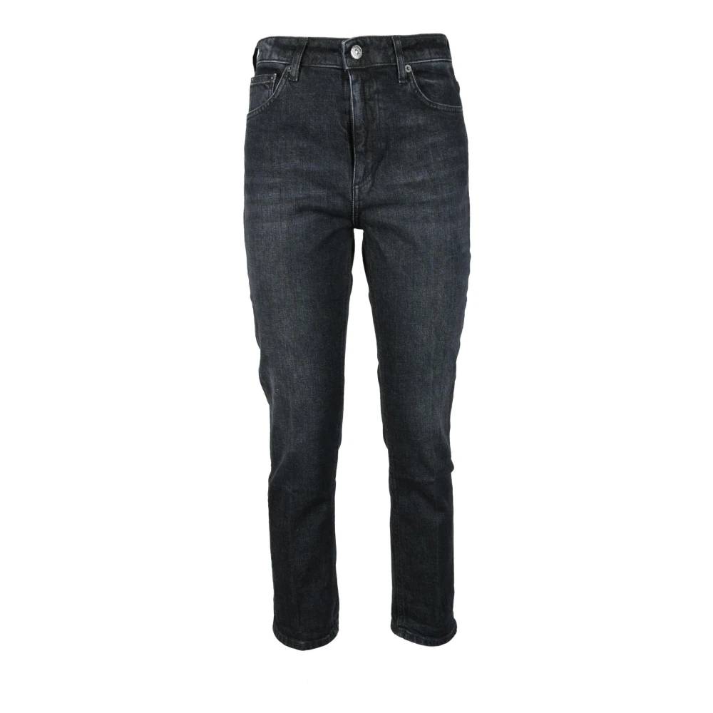 Dondup Katoen Elastaan Jeans Black Dames