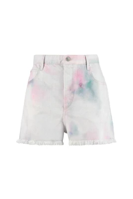 TieDye Denim Shorts