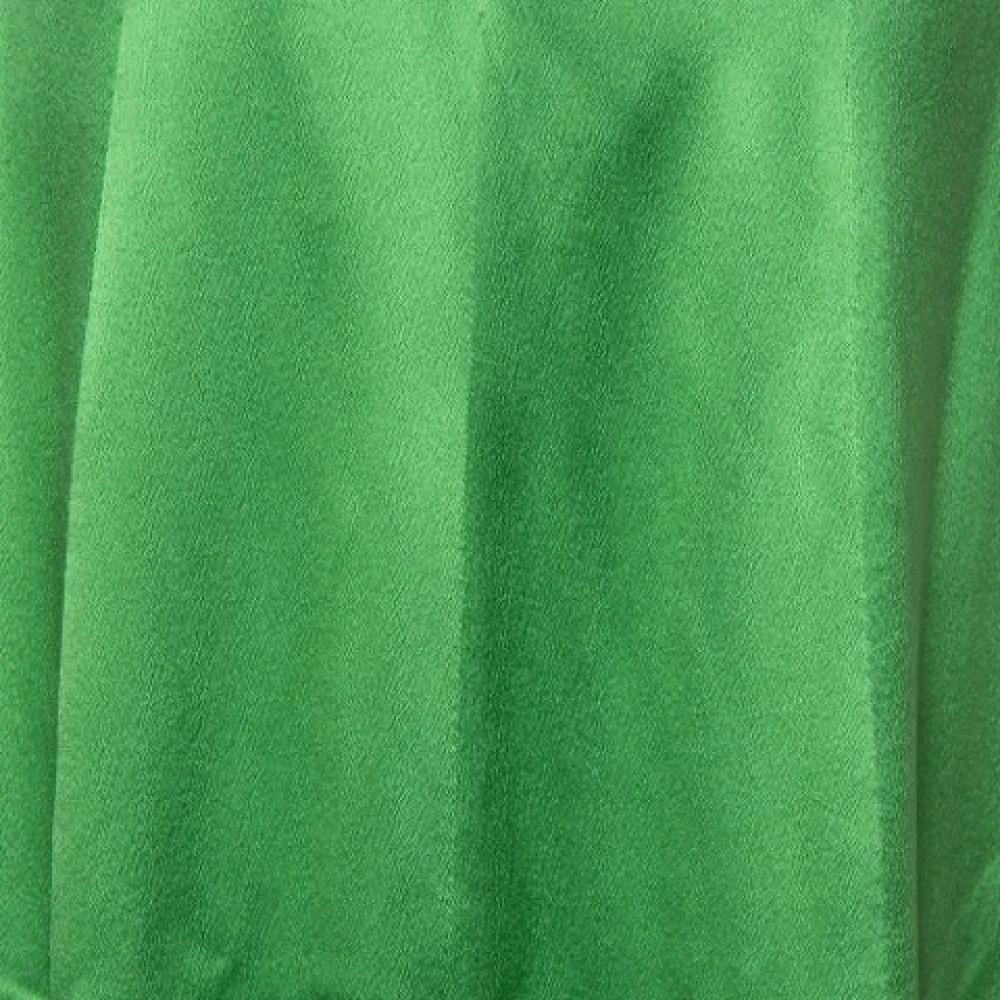 Alexander McQueen Pre-owned Satin dresses Green Dames