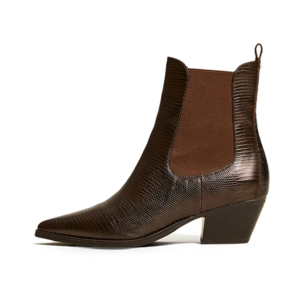 Twinset , Chelsea Boots, Female, Brown, 4 Uk, Chelsea Boots
