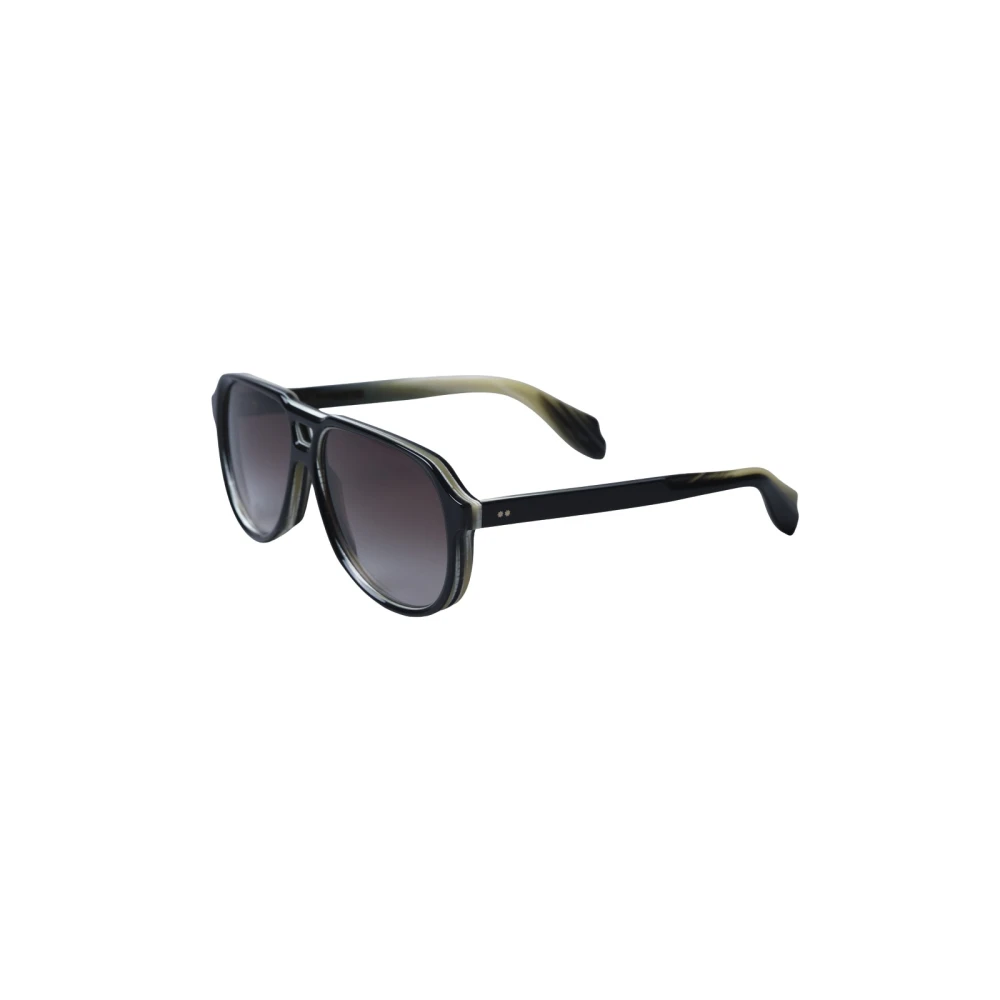 Cutler And Gross Unisex Black Sunglasses, One Size, 9782 Aviator Sunglasses