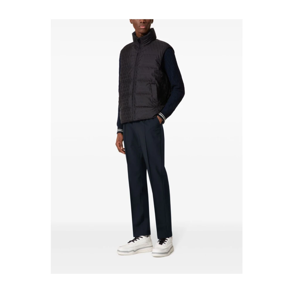 Valentino Garavani Blauwe Gebreide Kleding Aw24 Herenmode Black Heren