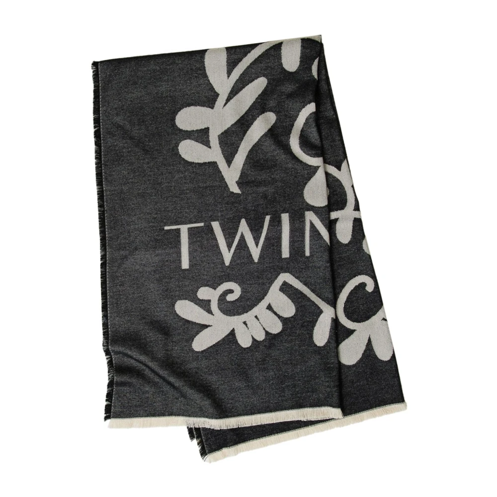 Twinset Zwart Sjaal Set Stijlvol Black Dames