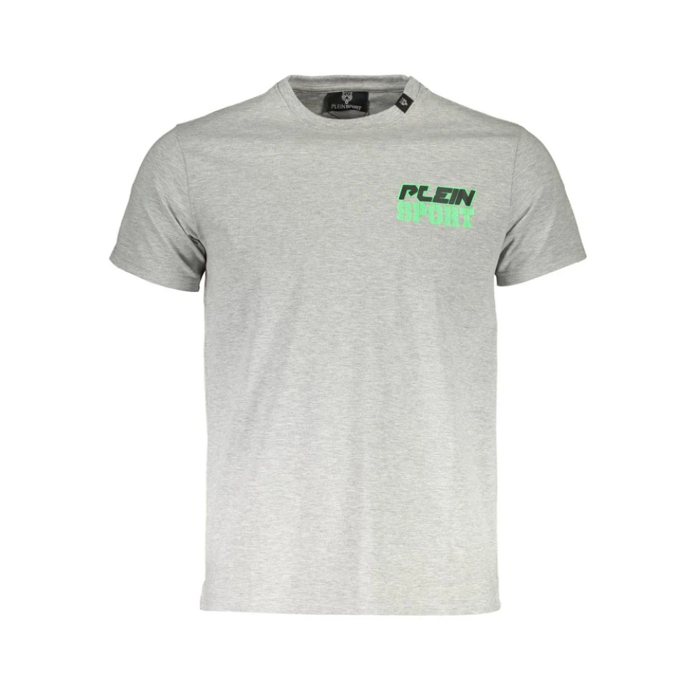 Plein Sport Men's Gray Cotton T-Shirt