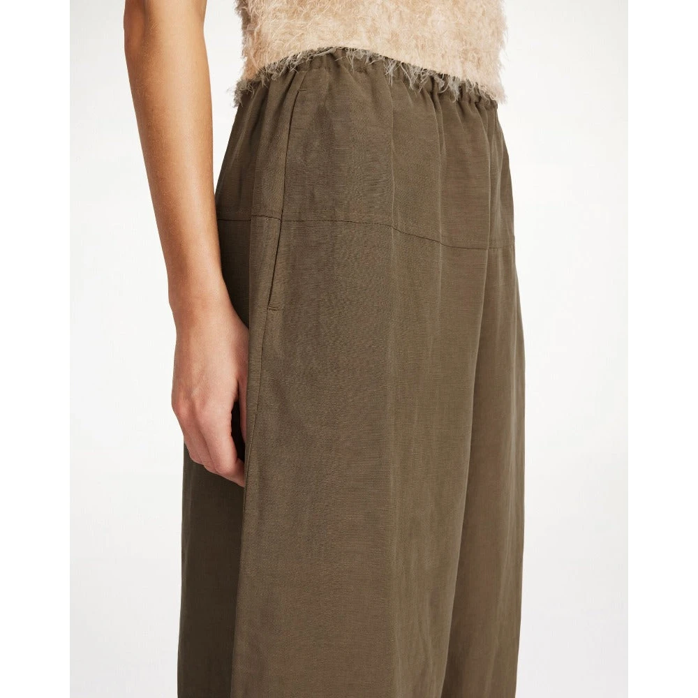 By Malene Birger Bohemian Lumonas Shitake Broek By Herenne Birger Green Dames