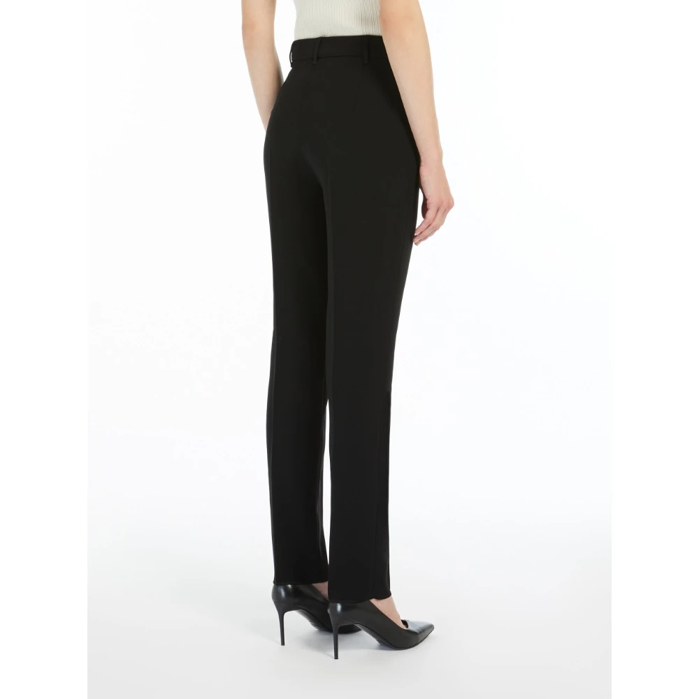 Max Mara Studio Technische Cady Broek Black Dames