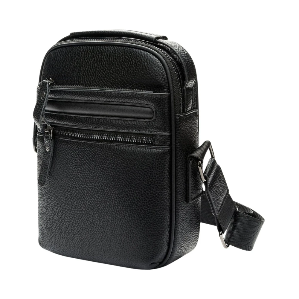 Keddo Men's Black Casual Crossbody - Cross Body Bags - One Size - Bags