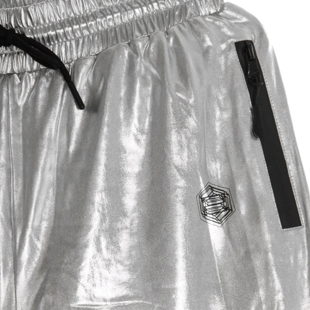 Dolly Noire Chrome Zilver Trainingsbroek Vrouwen Gray Dames