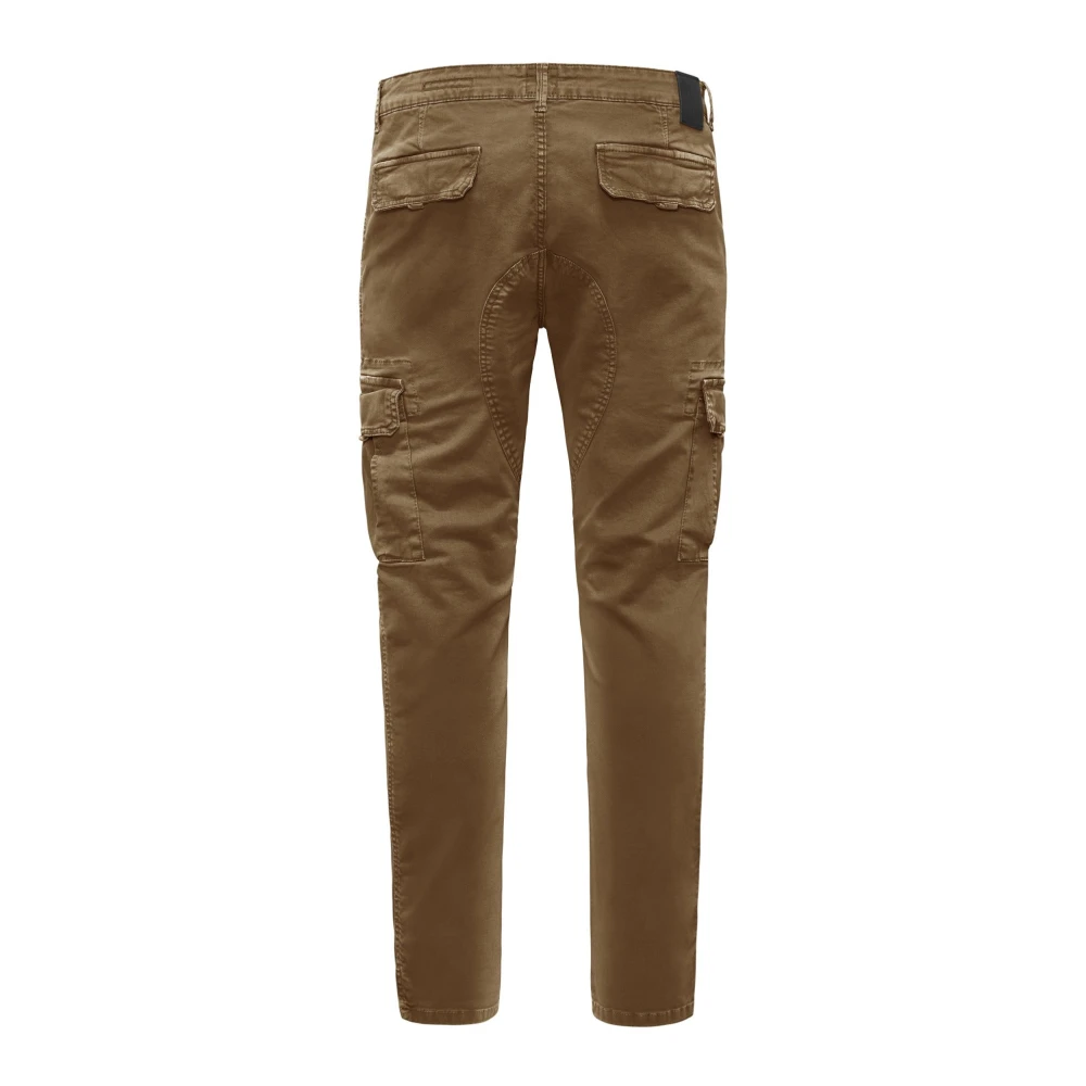BomBoogie Slim-fit Cargo Broek Brown Heren