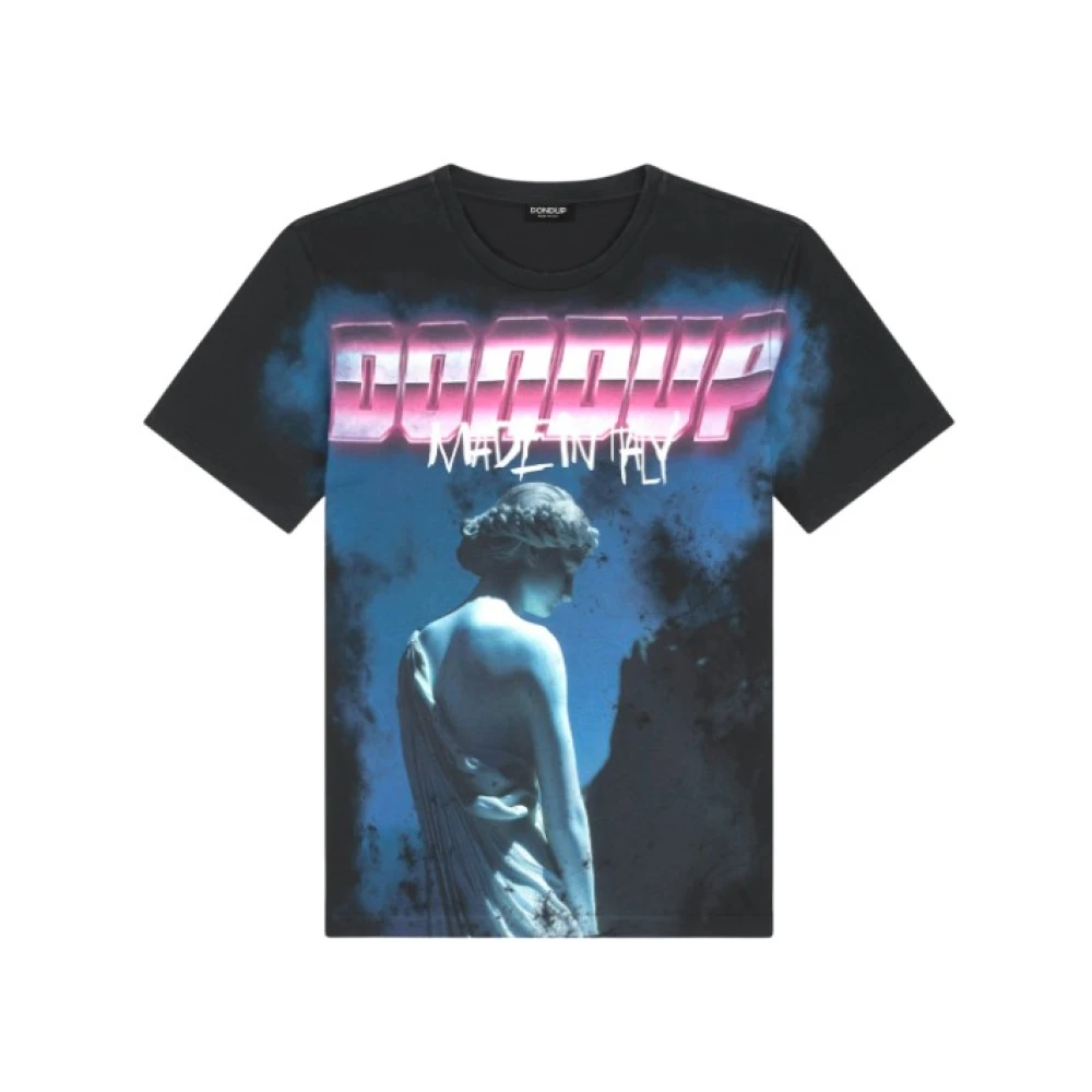 Dondup - Tops > T-Shirts - Black - Dondup - Modalova
