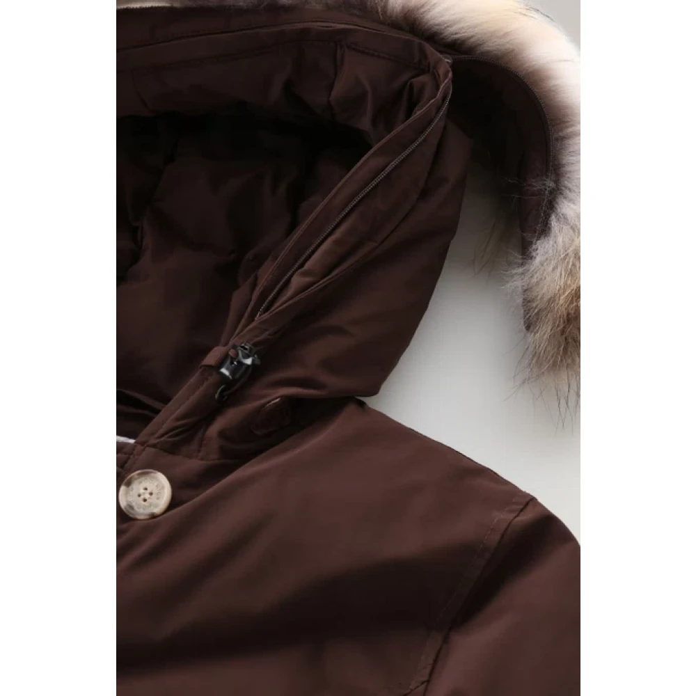 Woolrich Luxury Arctic Parka Bruin Brown Dames