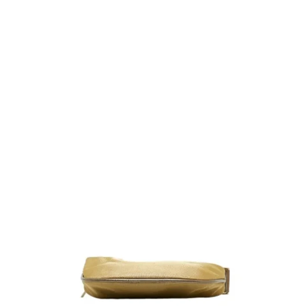 Gucci Vintage Pre-owned Canvas gucci-bags Yellow Dames