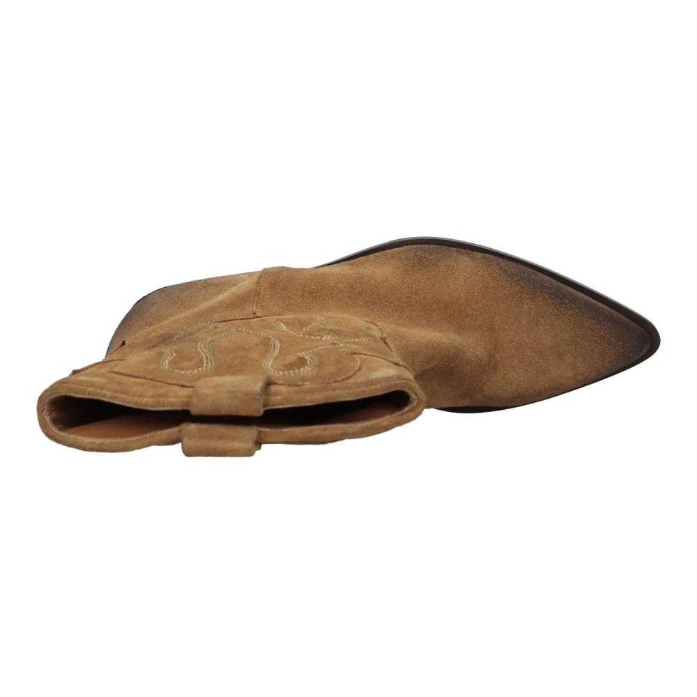 Elena Iachi Suede Texan Enkellaarsjes