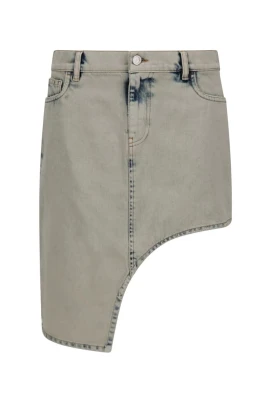 Asymmetrisk Denim Minikjol