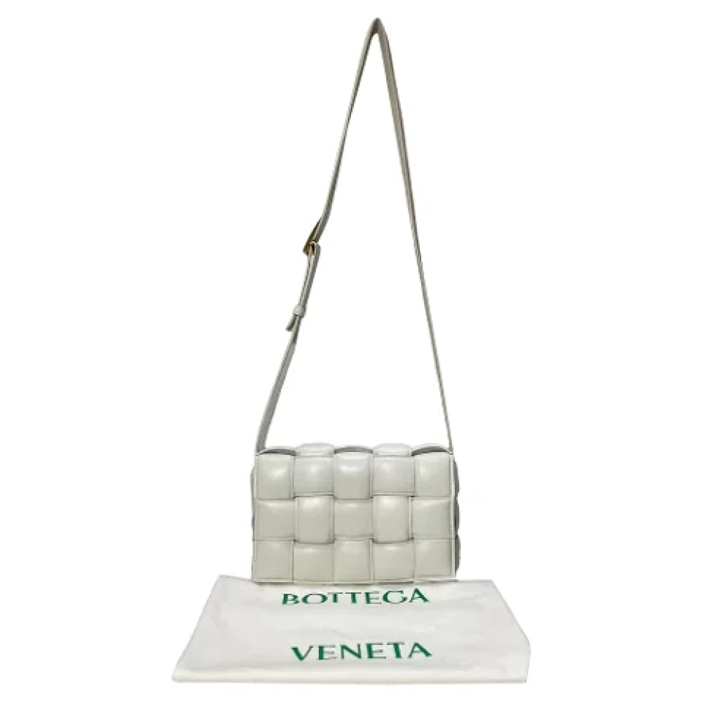Bottega Veneta Vintage Pre-owned Leather shoulder-bags White Dames
