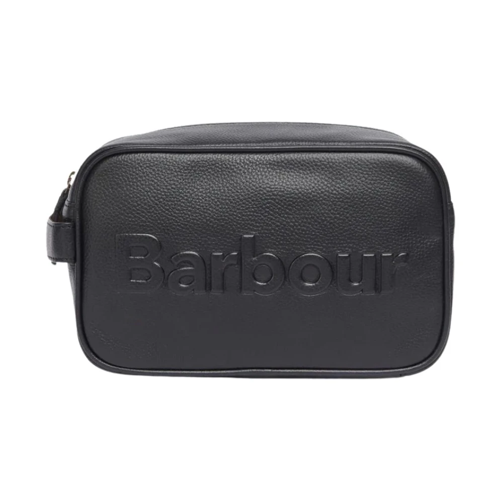 Barbour Mjuk Läder Organizer Väska Black, Dam