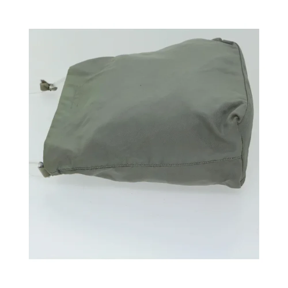 Prada Vintage Pre-owned Nylon prada-bags Green Dames