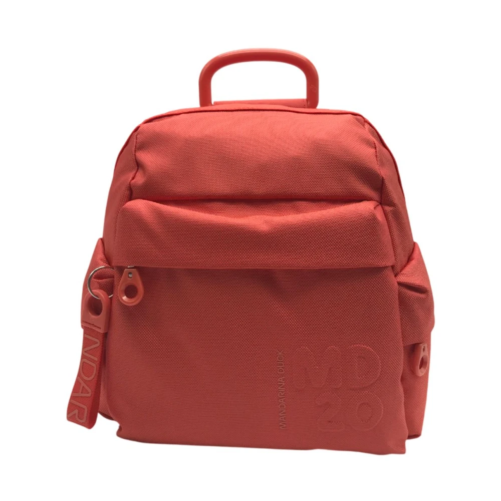 Mandarina Duck Md20 Zachte Rugzak met Ritssluiting Red Dames