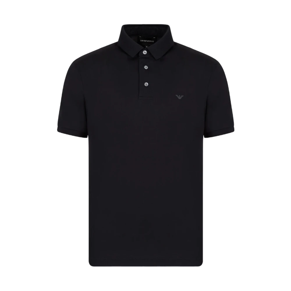 Emporio Armani Kortärmad Polo Shirt Blue, Herr