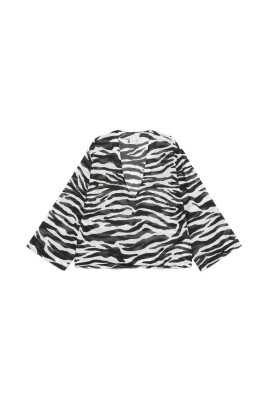 black-white-v-neck-long-sleeve-shirt