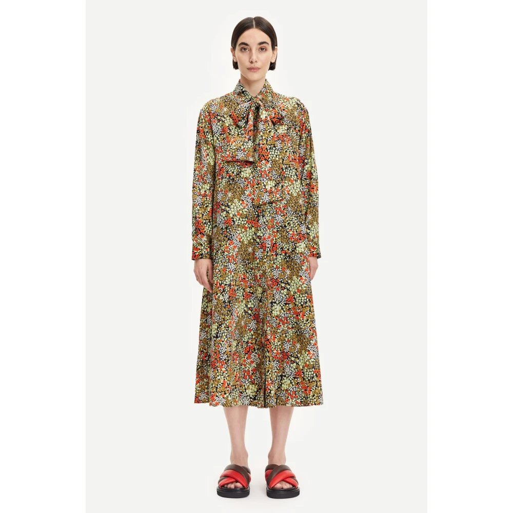 Samsøe Shirtjurk met bloemenprint en riem Multicolor Dames
