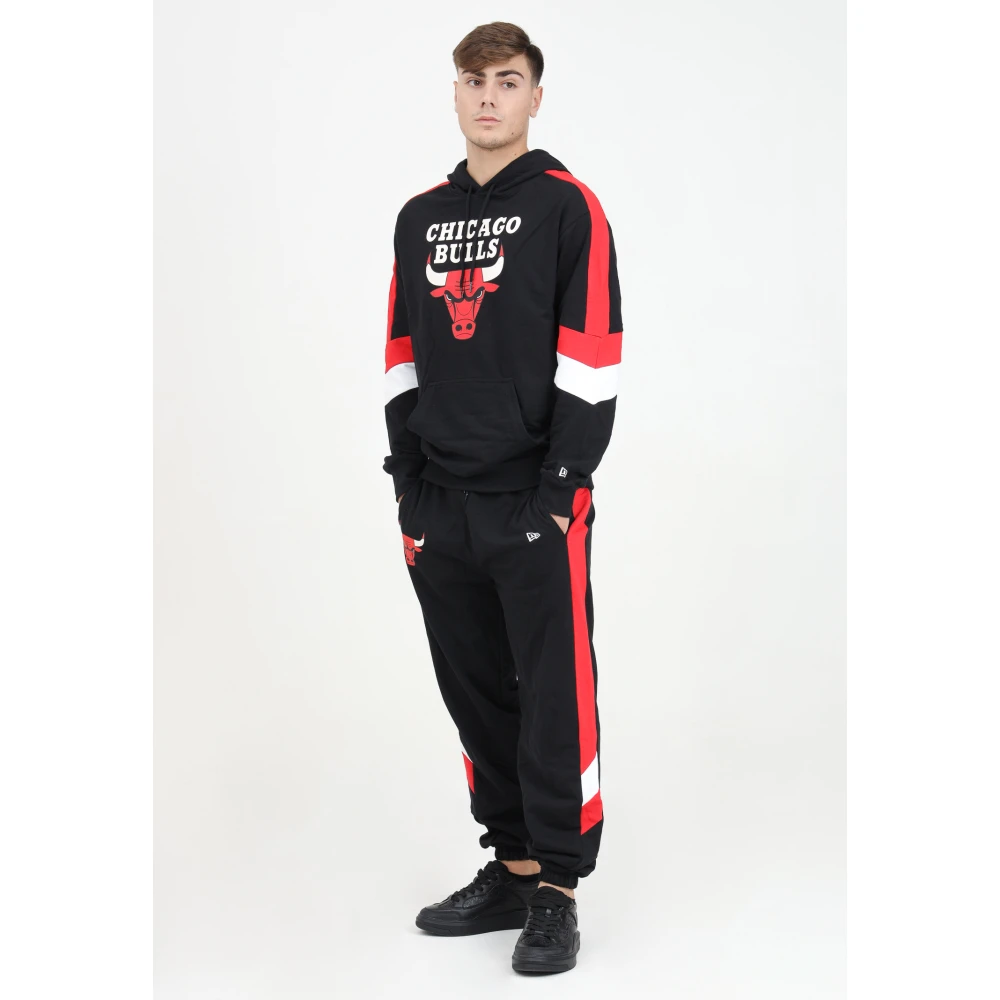 new era Sportieve NBA Panel Chicago Bulls Broek Black Heren