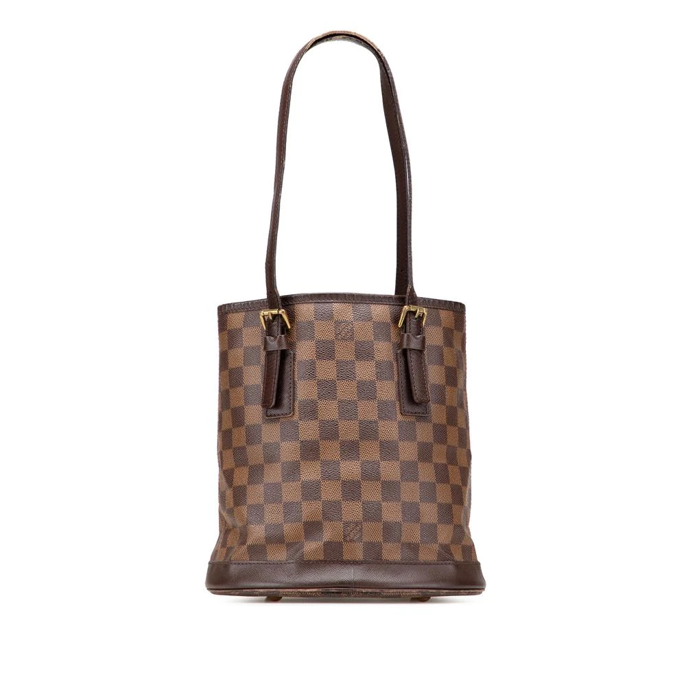 Louis Vuitton Vintage Women's Brown Pre-Owned Elegant Tote Handbag With Comfortable Handles