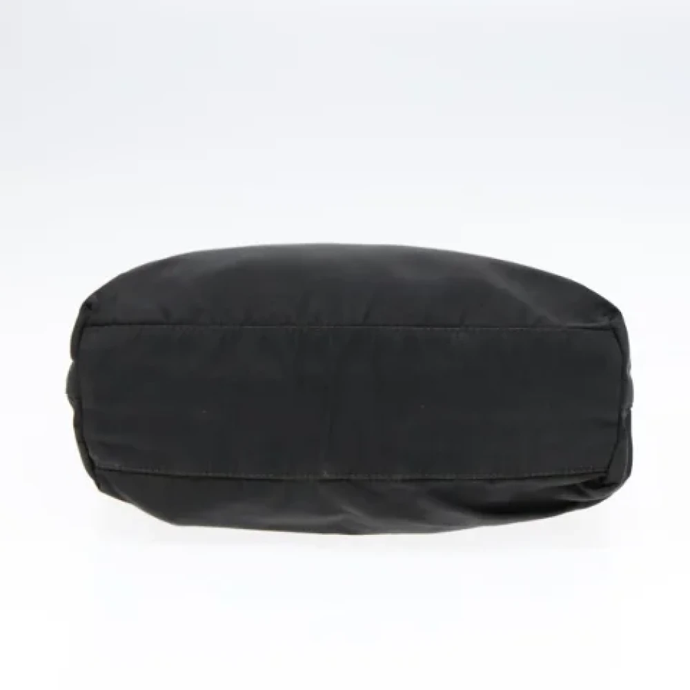 Prada Vintage Pre-owned Nylon handbags Black Dames