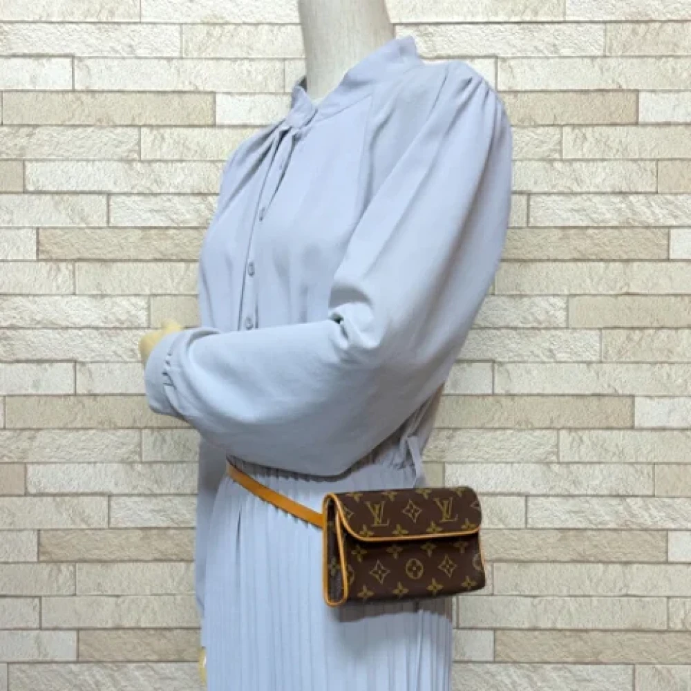 Louis Vuitton Vintage Pre-owned Canvas crossbody-bags Brown Dames
