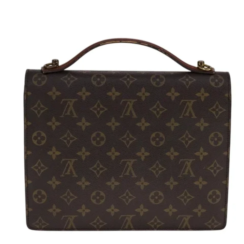 Louis Vuitton Vintage Pre-owned Canvas handbags Brown Dames