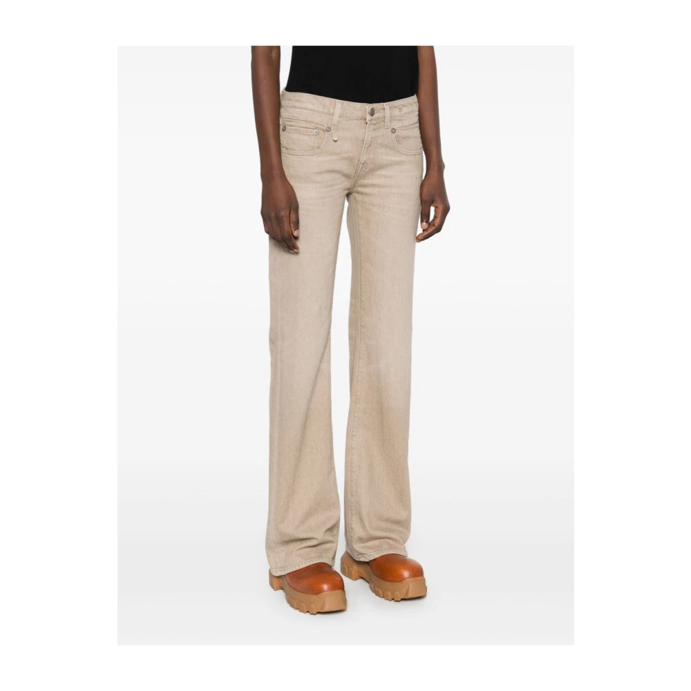 R13 Flare Jeans voor Jongens Beige Dames