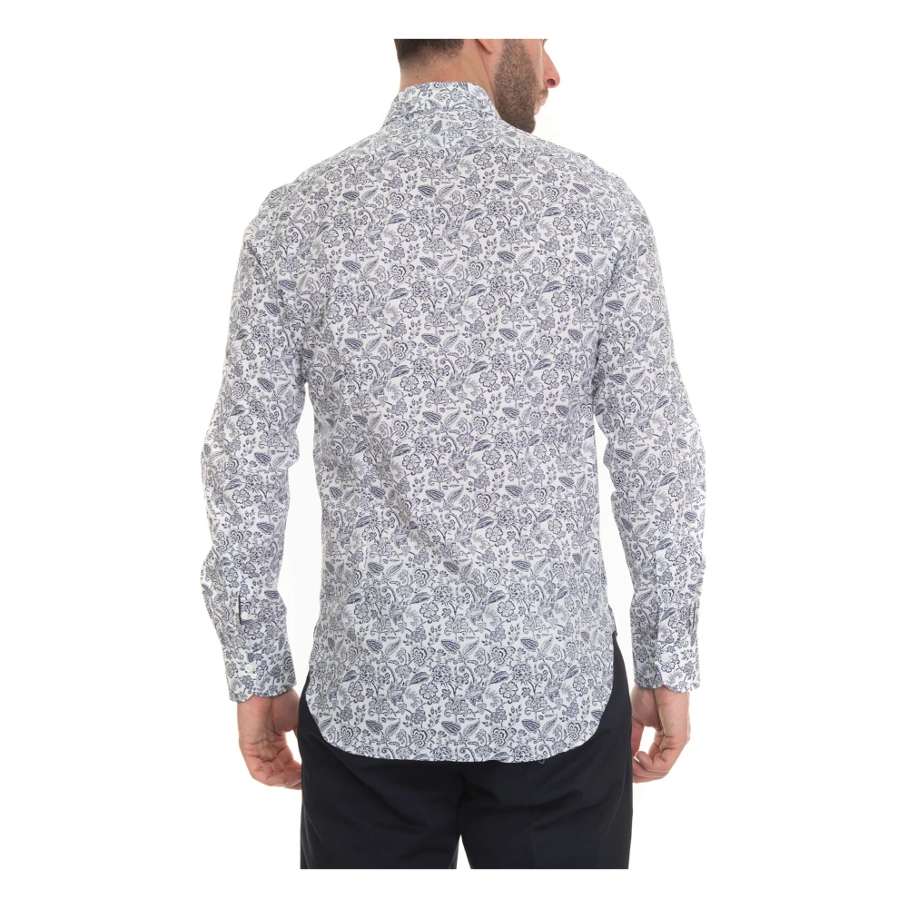 Càrrel Bloemenfantasie Jurk Hals Shirt Multicolor Heren