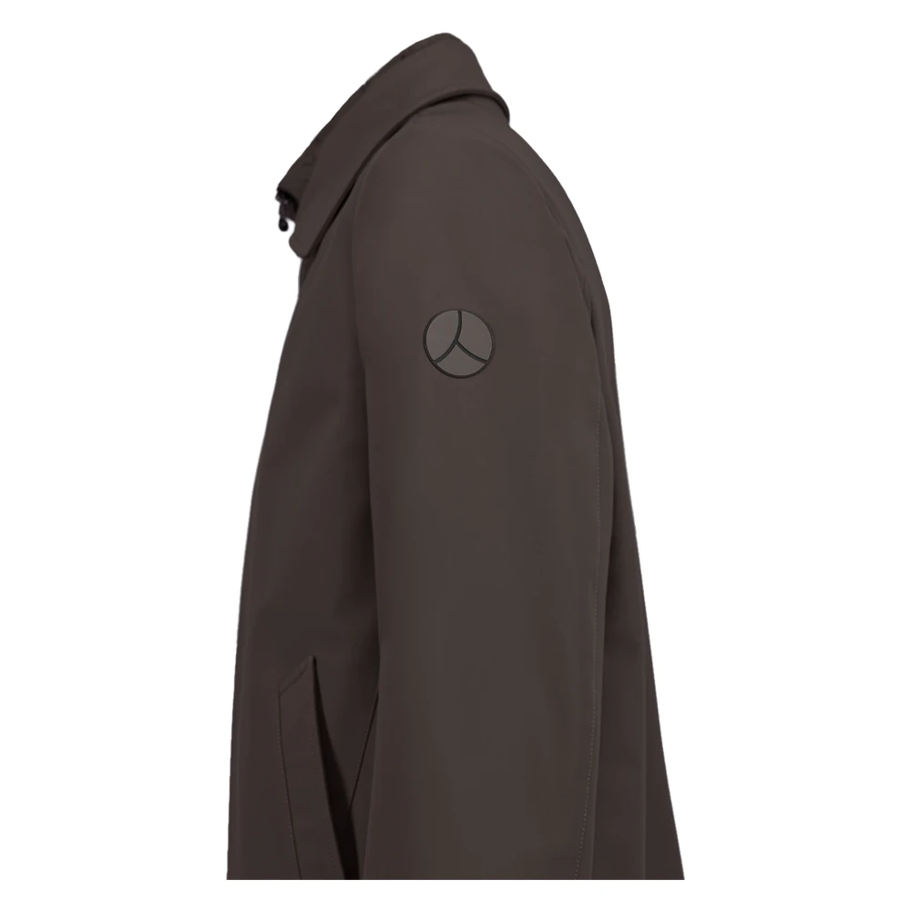 People of Shibuya Waterdichte Parka met Geïsoleerde Kraag Brown Heren