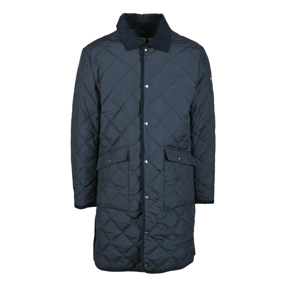Husky Original Piumino Jas 100% Polyester Licht Warm Blue Heren