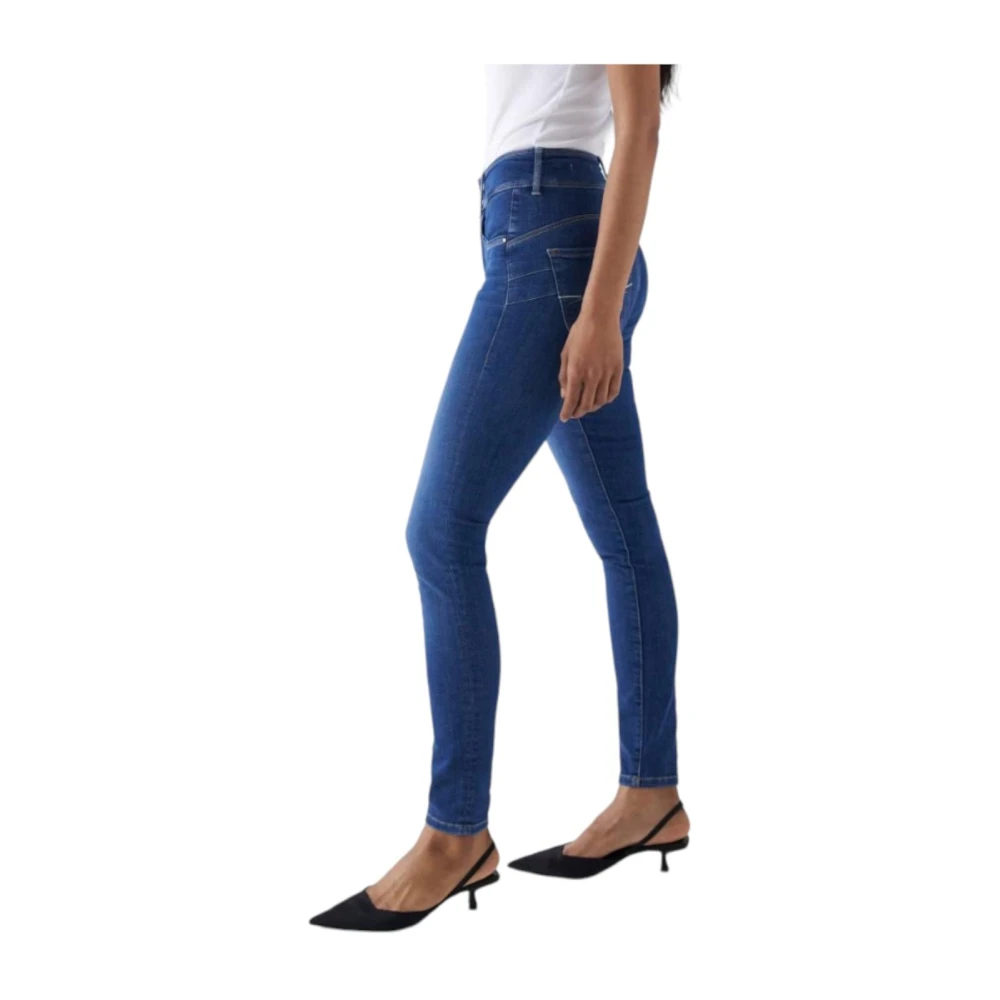 Salsa Skinny Jeans Blue Dames