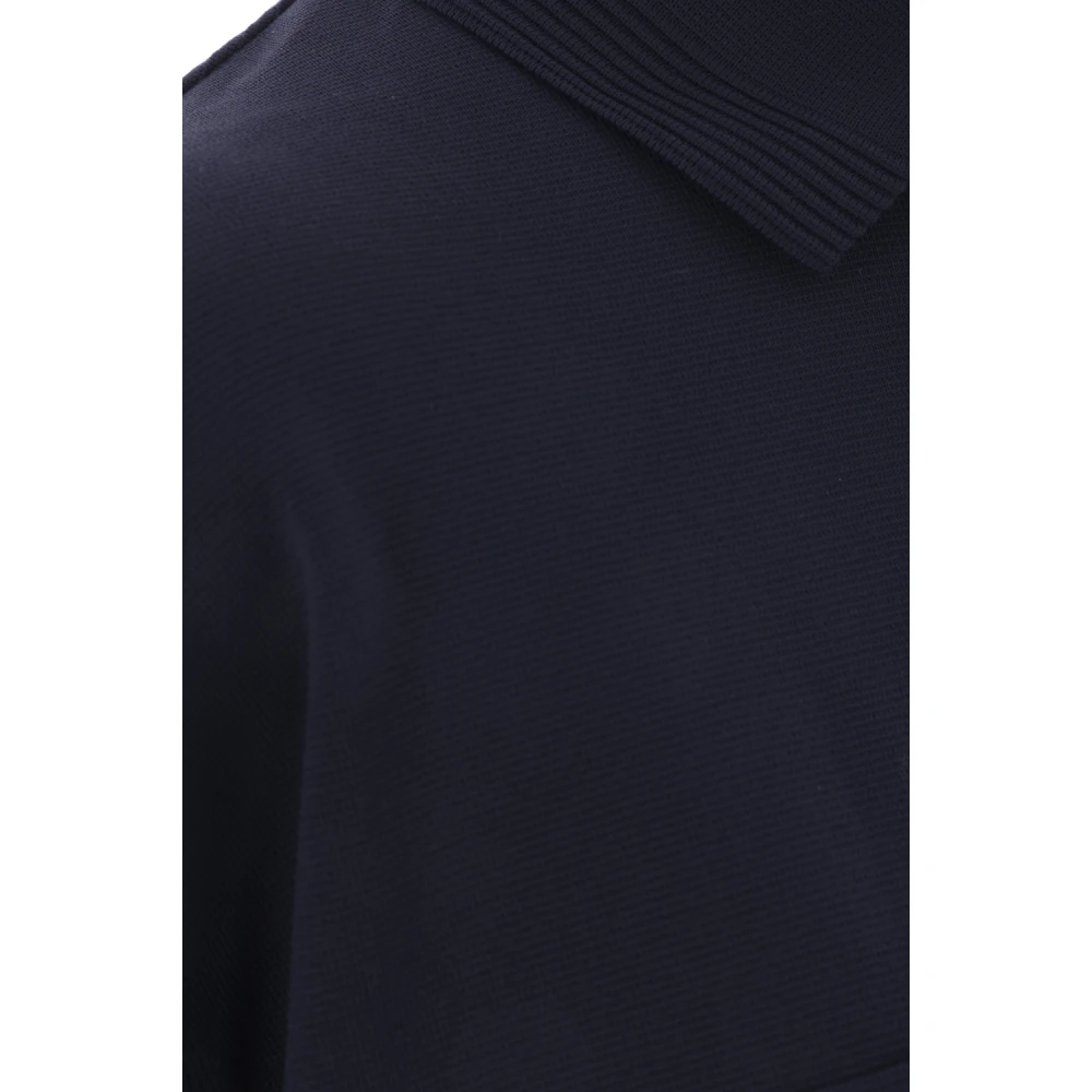 Cfcl Blauwe Milano Gebreide Overhemd Blue Heren