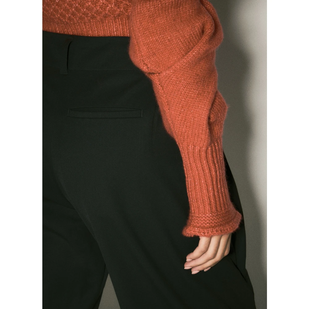 Kiko Kostadinov Op maat gemaakte wolblend broek Black Dames