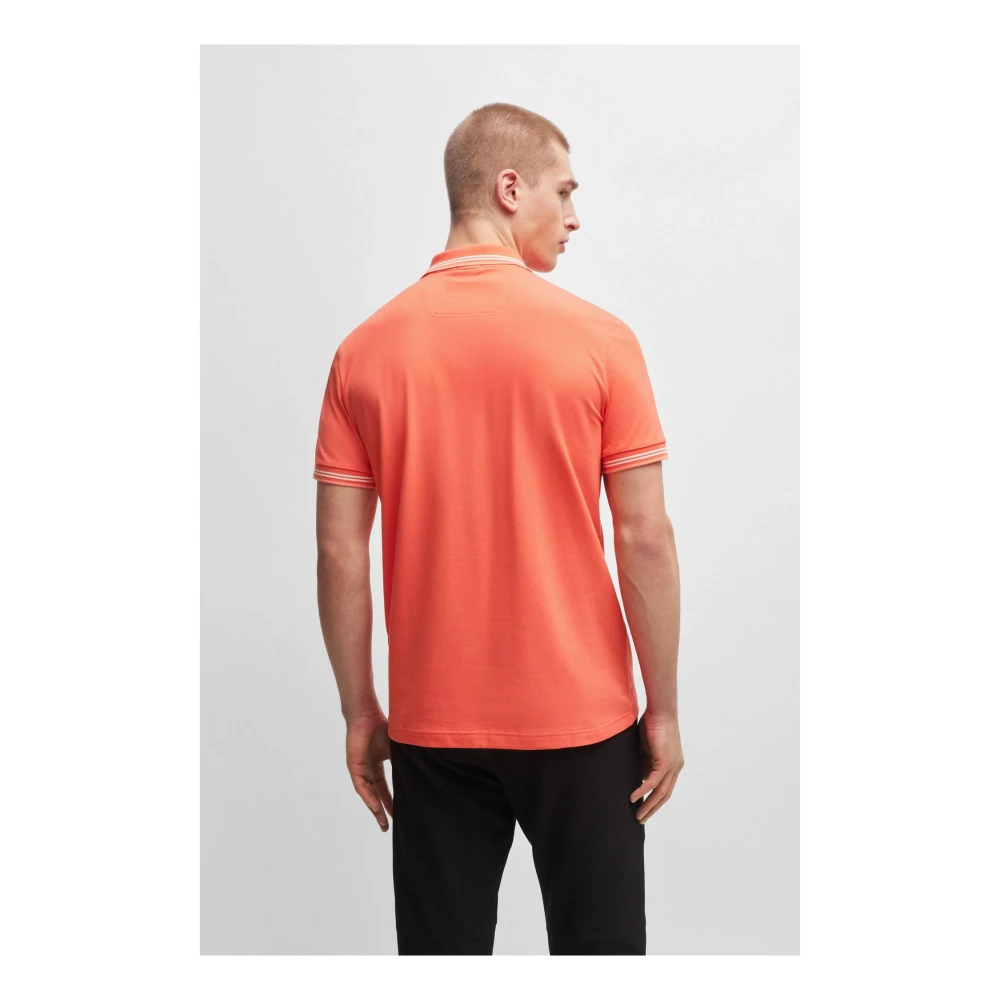 Hugo Boss Korte Mouw Polo Shirt Red Heren