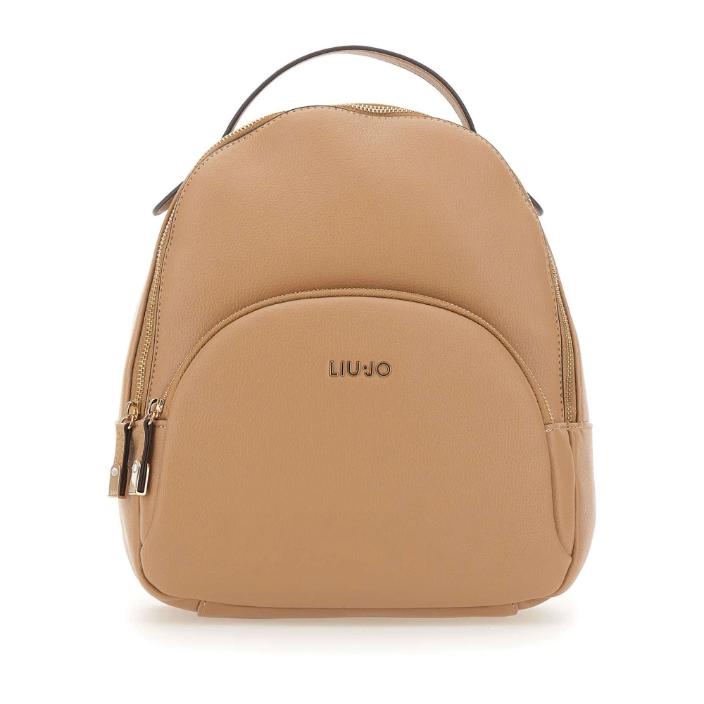 Liu Jo Vrouw Beige Tassen Dames, One Size, Polyester, Medium Better Rugzak